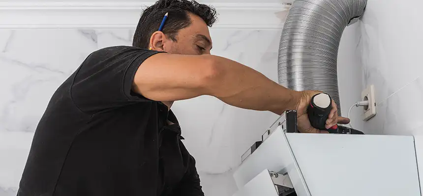 Precision In-wall Dryer Vent Cleaning & Rerouting Corrections in Glendora, CA
